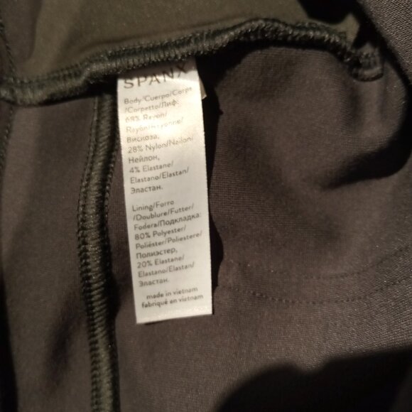 SPANX Pants  sz Large  Gray   Style 20214R  Ponte Ankle  Pull-On  Pockets  EUC - Picture 10 of 11